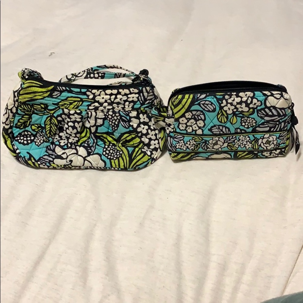 Vera Bradley Crossbody and Small Cosmetics Bag